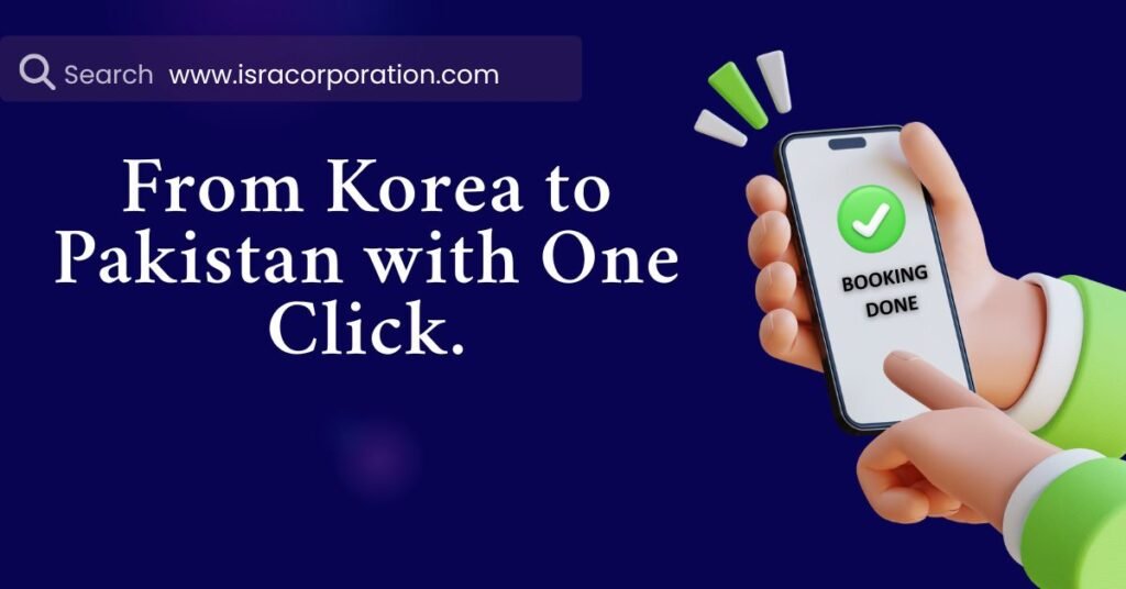 for korea to pakistan